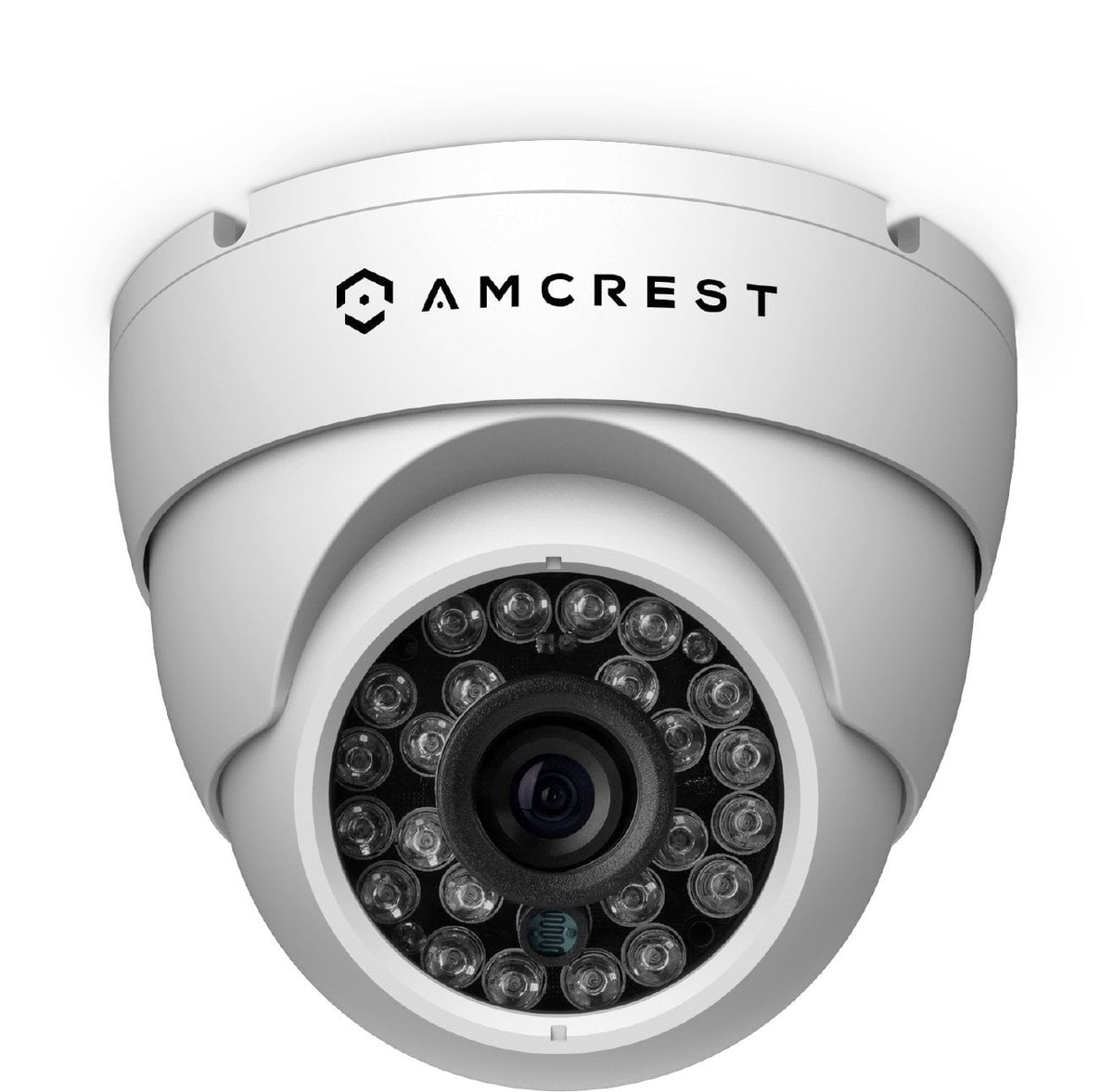 Amcrest ProHD Outdoor 1080P POE Dome IP Security Camera - IP67 Weatherproof, 1080P (1920 TVL), IP2M-844E (White)