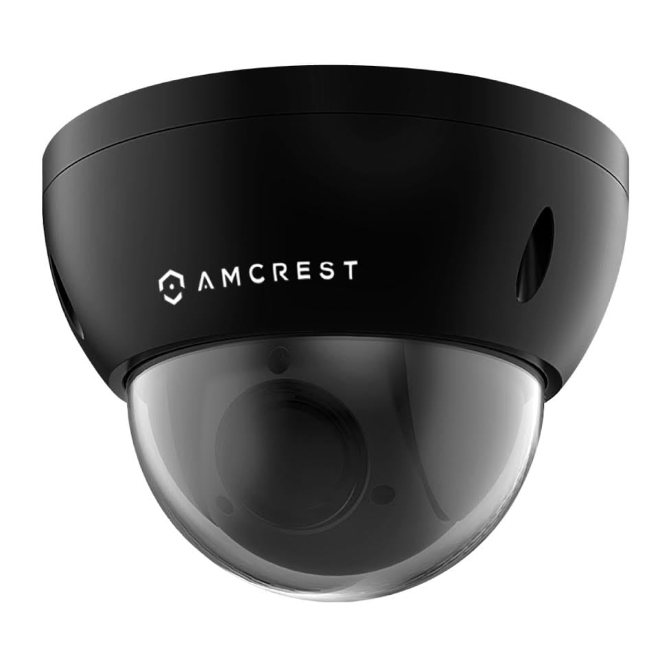 Amcrest ProHD PTZ (4x Optical Zoom) 1080P Outdoor POE IP Camera Motorized Vandal Dome, IP66 Weatherproof, IK10 Vandal Proof, Pan/Tilt/4x Motorized Zoom, MicroSD Storage, 2-Megapixel (1920TVL), IP2M-848E Black