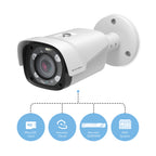 Amcrest ProHD 1920P 1080TVL POE Bullet IP Security Camera, 2MP 1920x1080P , 196ft NightVision, MicroSD Storage, Motorized Varifocal Lens 57°-106°, 3x Optical Zoom, White (IP2M-854EW)