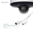 Amcrest ProHD 1080P PTZ WiFi Camera, 2MP Outdoor Vandal Dome IP Camera (3X Optical Zoom) IK08 Vandal-Proof, IP66 Weatherproof, Dual Band 5ghz/2.4ghz, w/Mounting Bracket (866W-PFB220-PFA107)