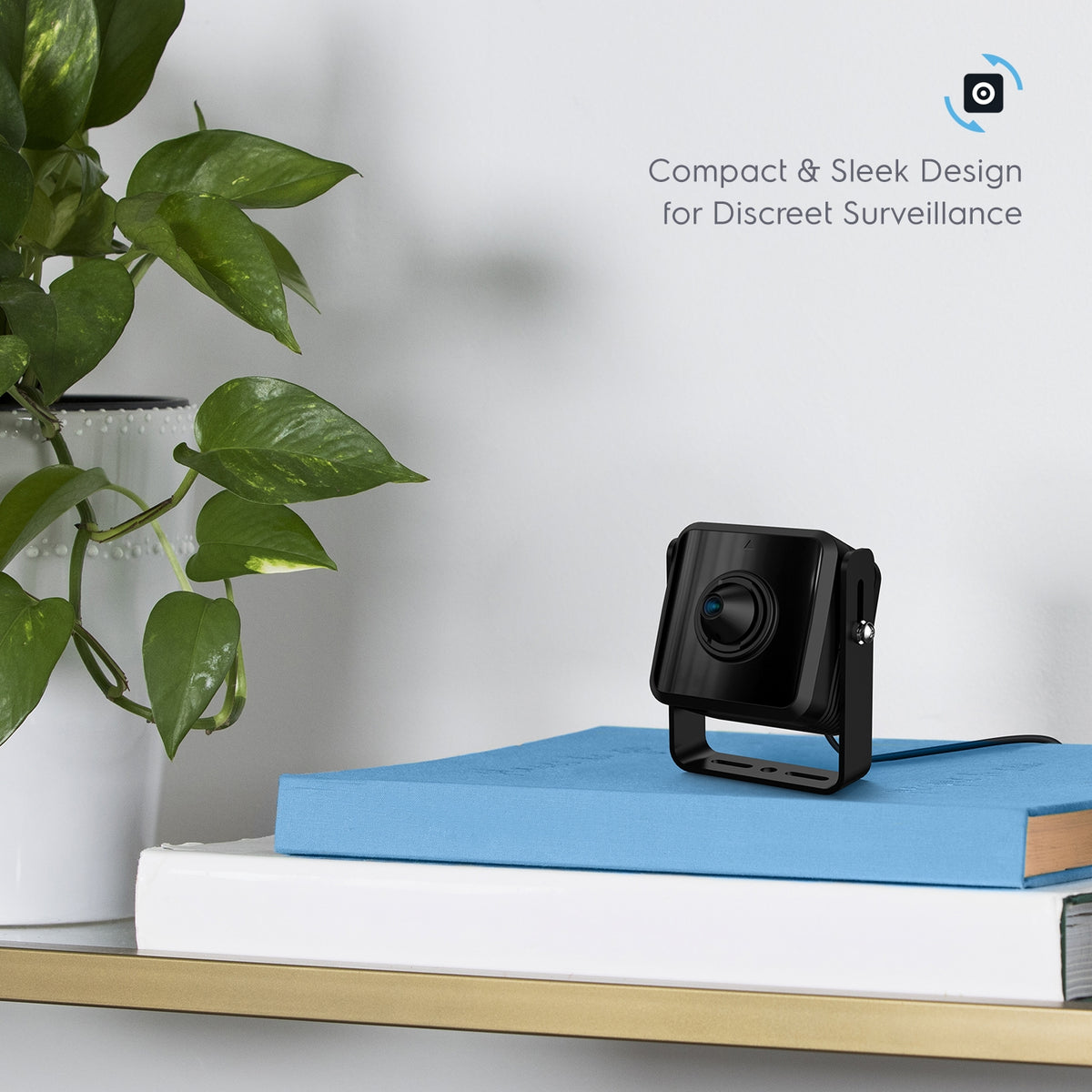 Amcrest Mini IP Camera Indoor Security Wired Camera IP2M-PH822B