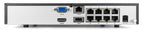 Qcam 2-Megapixel (1920 x 1080) 8Ch Network POE Video Security System (NVR Kit) - Four 2MP POE Weatherproof Bullet IP Cameras, 65ft Night Vision, Pre-Installed 2TB HDD, High Resolution 1920TVL @ 25fps, QR Code Smartphone Access and More
