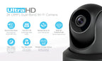 Amcrest Refurbished 3MP PTZ WiFi Security Camera Black REP-IP3M-941B
