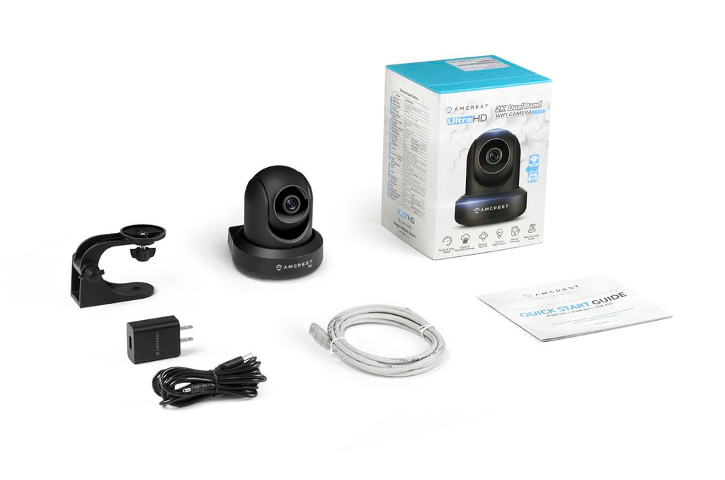 Amcrest Refurbished 3MP PTZ WiFi Security Camera Black REP-IP3M-941B