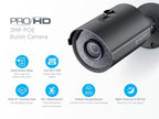 Amcrest UltraHD 3-Megapixel (2048x1536P) 8Ch Network POE Video Security System (NVR Kit) - Four 3MP POE Outdoor Bullet IP Cameras, 98ft Night Vision, Pre-Installed 1TB Hard Drive, (AMNV30M8-4B-B-1TB)