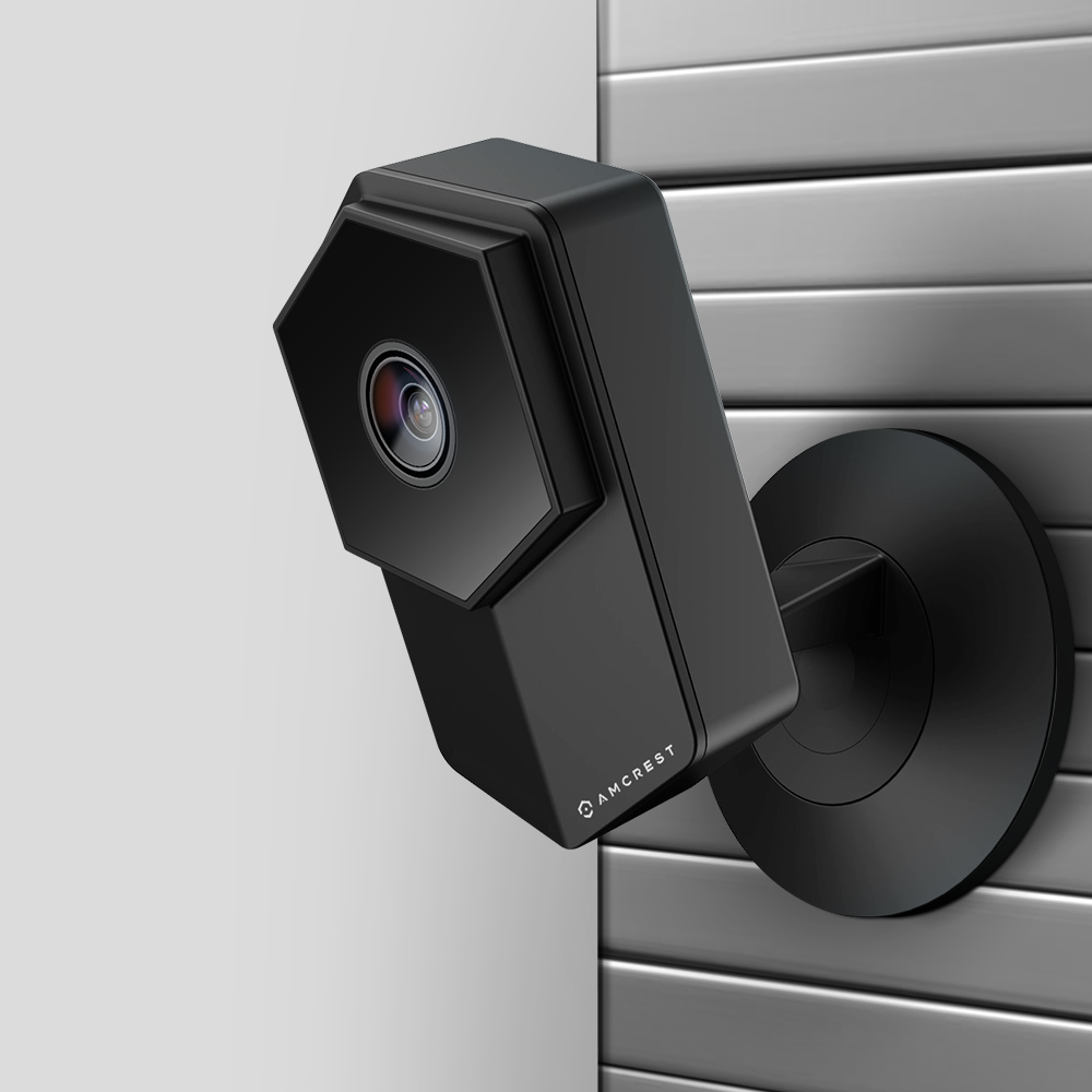 Amcrest ProHD Shield Wireless IP Security Camera, 960P 1.3 Megapixel (1280*960P) WiFi IP Camera, Two-Way Audio, Super Wide 140° Viewing Angle, MicroSD & Cloud Recording, Digital Zoom, Night Vision, IPM-HX1B (Black)