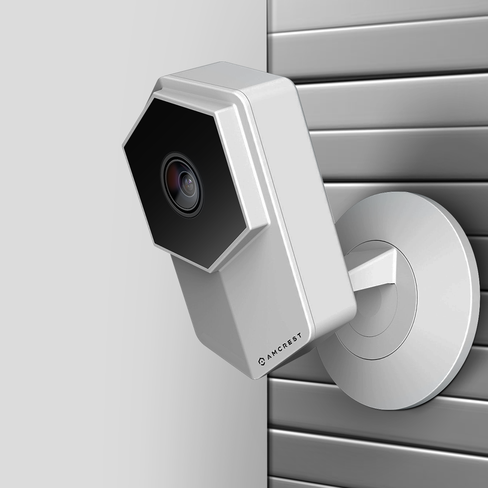 Amcrest ProHD Shield Wireless IP Security Camera, 960P 1.3 Megapixel(1280*960P) WiFi IP Camera, Two-Way Audio, 140° Viewing Angle, MicroSD & Cloud, Digital Zoom, Night Vision, IPM-HX1W (White)