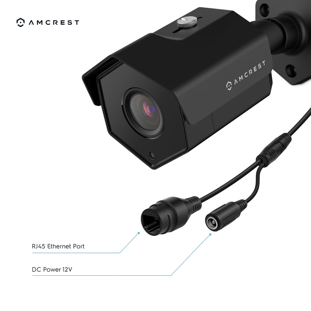 Amcrest ProHD Outdoor 4 Megapixel POE Bullet IP Security Camera - IP67 Weatherproof, 4MP (2688 TVL), REP-IP4M-1026E (Black) (Certified Refurbished)