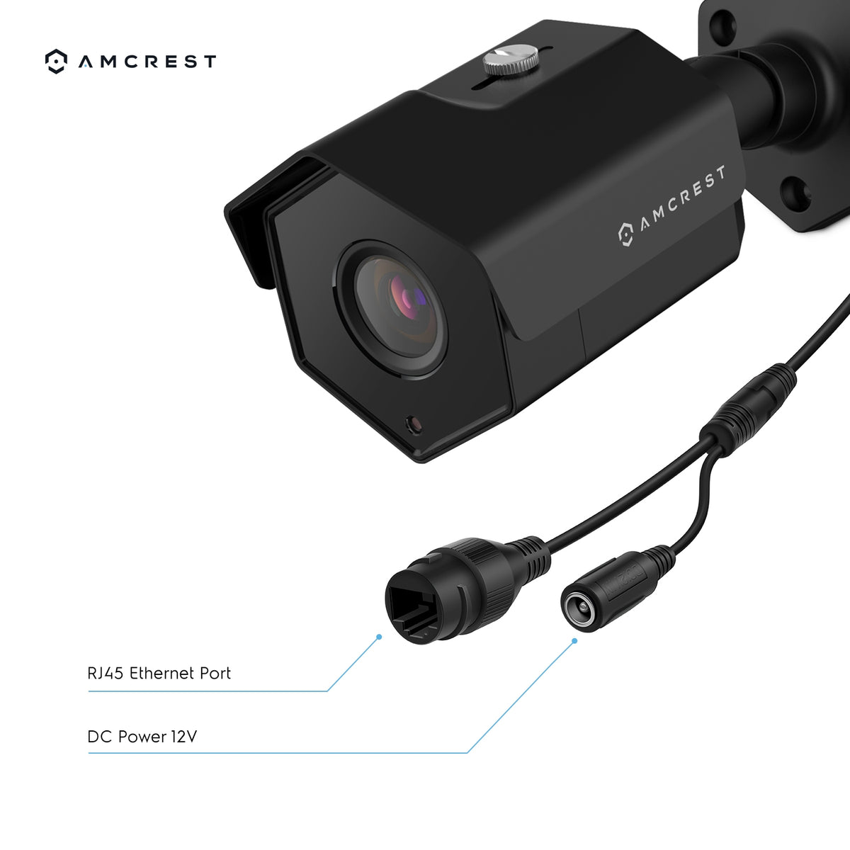 Amcrest ProHD Outdoor 4 Megapixel POE Bullet IP Security Camera - IP67 Weatherproof, 4MP (2688 TVL), REP-IP4M-1026E (Black) (Certified Refurbished)