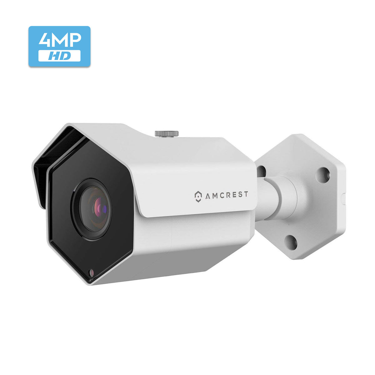 Amcrest ProHD Outdoor 4 Megapixel POE Bullet IP Security Camera - IP67 Weatherproof, 4MP (2688 TVL), REP-IP4M-1026E (White) (Certified Refurbished)