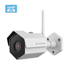 Amcrest 4MP IP Camera WiFi UltraHD Wireless Outdoor Security Camera Bullet - IP67 Weatherproof, 98ft Night Vision, 4-Megapixel (2688 TVL), MiroSD Storage, REP-IP4M-1026W (White) (Certified Refurbished)