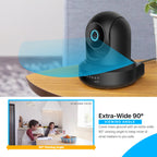 Amcrest 4MP ProHD Indoor WiFi IP Camera Pan/Tilt Black IP4M-1041B