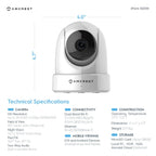 Amcrest Refurb 4MP WiFi Camera Dome PanTilt 5ghz/2.4ghz REP-IP4M-1051W