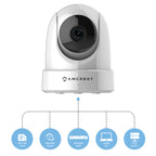 Amcrest Refurb 4MP WiFi Camera Dome PanTilt 5ghz/2.4ghz REP-IP4M-1051W