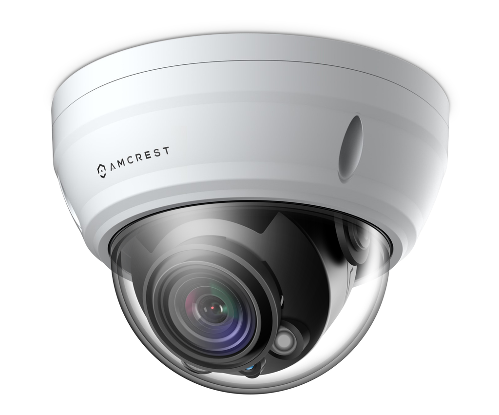 Amcrest ProHD 5X Optical Zoom Outdoor PoE IP Camera Dome, 1080P (1920TVL) 2MP, 164ft Night Vision, Motorized Varifocal Lens 2.7-13.5mm, White (IP2M-856EW)