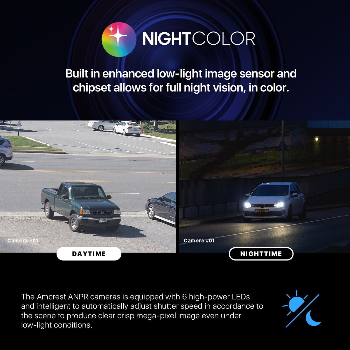 Amcrest 4MP UltraHD License Plate Reader ANPR AI IP Camera Bullet IP4M-1062EW-AI
