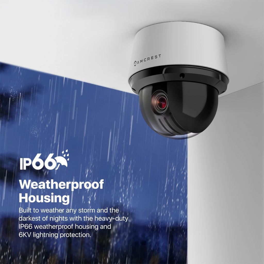 Amcrest 4MP Outdoor PTZ POE+ IP Camera PTZ Optical 25x IP4M-1068EW-AI