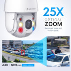 Amcrest 4MP Outdoor PTZ POE+ IP Camera PTZ Optical 25x IP4M-1093EW-AI-V2