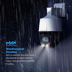 Amcrest 4MP Outdoor PTZ POE+ IP Camera PTZ 5X Optical Zoom IP4M-1098EW-AI