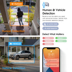 Amcrest 4MP Panoramic AI IP PoE Camera 180° FOV IP4M-PB181EW-AI