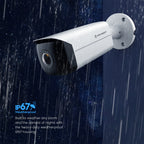 Amcrest 4MP Panoramic AI IP PoE Camera 180° FOV IP4M-PB181EW-AI