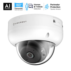 Amcrest 4MP Panoramic AI IP PoE Camera 180° FOV IP4M-PD183EW-AI