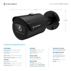 Amcrest 5MP Security Camera System, 4K 8CH PoE NVR, (4) x 5-Megapixel 2.8mm Wide Lens Weatherproof Metal Bullet PoE IP Cameras, Pre-Installed 2TB Hard Drive, NV4108E-IP5M-B1186EB4-2TB (Black)