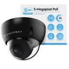 Amcrest 5MP Outdoor Security Dome IP PoE Camera IP5M-D1188EB-AI-V3