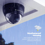 Amcrest 5MP Outdoor Security Dome IP PoE Camera IP5M-D1188EB-AI-V3