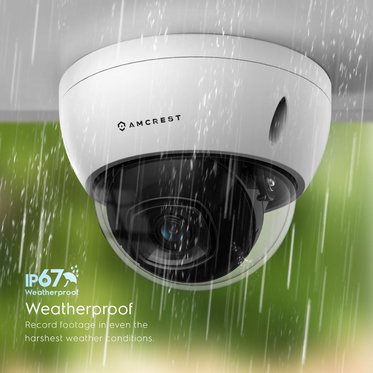 Amcrest 5MP System 16CH 8-Port PoE NVR 8x 5MP Dome PoE IP Cam 3TB HDD