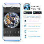 Amcrest 5MP Fisheye IP PoE Camera 360° Panoramic FOV IP5M-F1180EW-V2