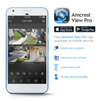 Amcrest Refurbished ProHD Outdoor Security IP Turret PoE Camera, 5-Megapixel, 98ft NightVision, 2.8mm Lens, IP67 Weatherproof, MicroSD Recording (256GB), Black (REP-IP5M-T1179EB-28MM)