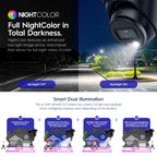 Amcrest 5MP AI IP PoE Turret Cam IP5M-T1277EB-AI (Black)