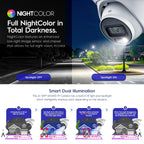 Amcrest 5MP AI IP PoE Turret Cam IP5M-T1277EW-AI (White)