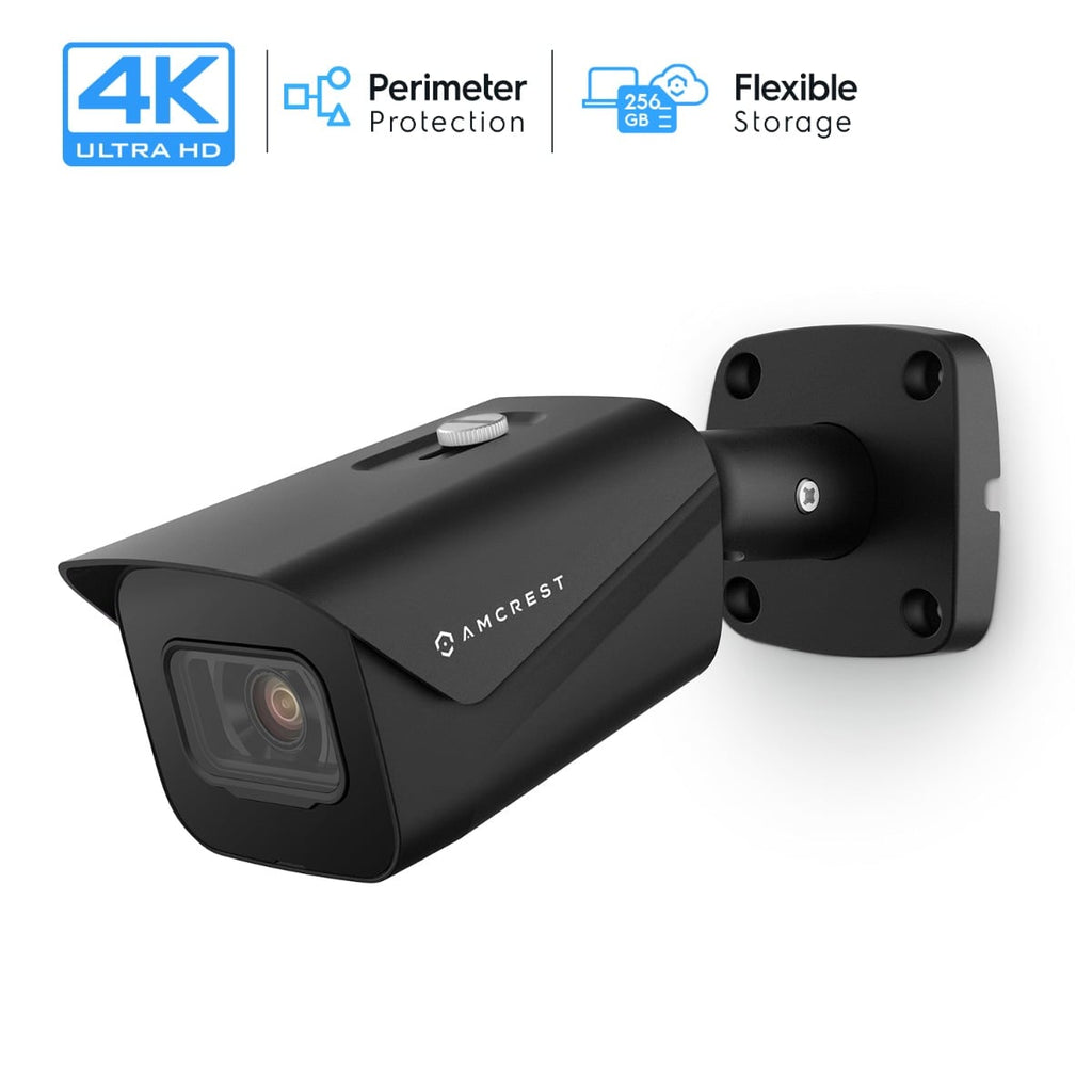 Amcrest 4K Outdoor Bullet PoE IP Camera, Black IP8M-2496EB-V2