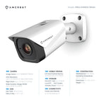 Amcrest 4K Security Camera System w/ 4K 8CH PoE NVR, (4) x 4K (8-Megapixel) IP67 Weatherproof Metal Bullet & Dome POE IP Cameras (3840x2160), 2.8mm Wide Angle Lens, NV4108E-2493EW2-2496EW2-2TB (White)