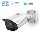 Amcrest 4K Outdoor Bullet PoE IP Camera, White IP8M-2496EW-AI-V3