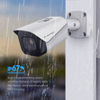 Amcrest 4K Outdoor Bullet PoE IP Camera, White IP8M-2496EW-AI-V3