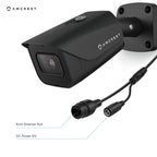 Amcrest 4K POE Camera 30fps UltraHD 8MP Outdoor Bullet PoE IP Camera, 164ft Night Vision, 2.8mm Wide Lens, 111° Viewing Angle, IP67 Weatherproof, 4K (3840x2160) @30fps, Black (IP8M-2597EB-28MM)