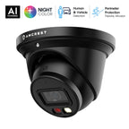 Amcrest 4K Night Color IP PoE Turret Cam IP8M-2779EB-AI (Black)