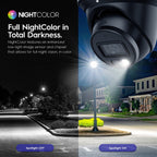 Amcrest 4K Night Color IP PoE Turret Cam IP8M-2779EB-AI (Black)