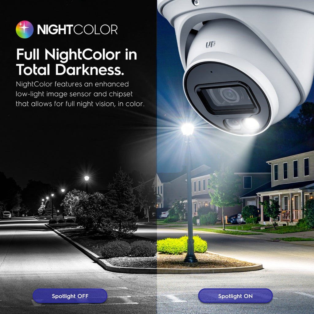 Amcrest 4K Night Color IP PoE Turret Cam IP8M-2779EW-AI (White)