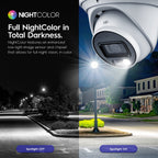 Amcrest 4K Night Color IP PoE Turret Cam IP8M-2779EW-AI (White)