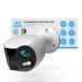 Amcrest Dual-Lens 4K (8MP) Outdoor Security POE Camera, 2 x 4K Lenses PoE AI Bullet IP Camera, 65ft Night Color, Human/Vehicle Detection, Panoramic 180° FOV, 2 x 4K@15fps IP8M-DLB2998EW-AI