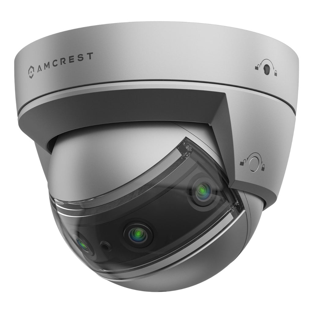 Amcrest 4K Panoramic AI IP PoE Camera 180° FOV IP8M-MD180E-AI