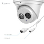Amcrest 4K Security Camera System w/ 4K 8CH PoE NVR, (4) x 4K (8-Megapixel) IP67 Weatherproof Metal Turret Dome & Bullet POE IP Cameras (3840x2160), 2.8mm Lens, NV4108E-T2499EW2-2496EW2