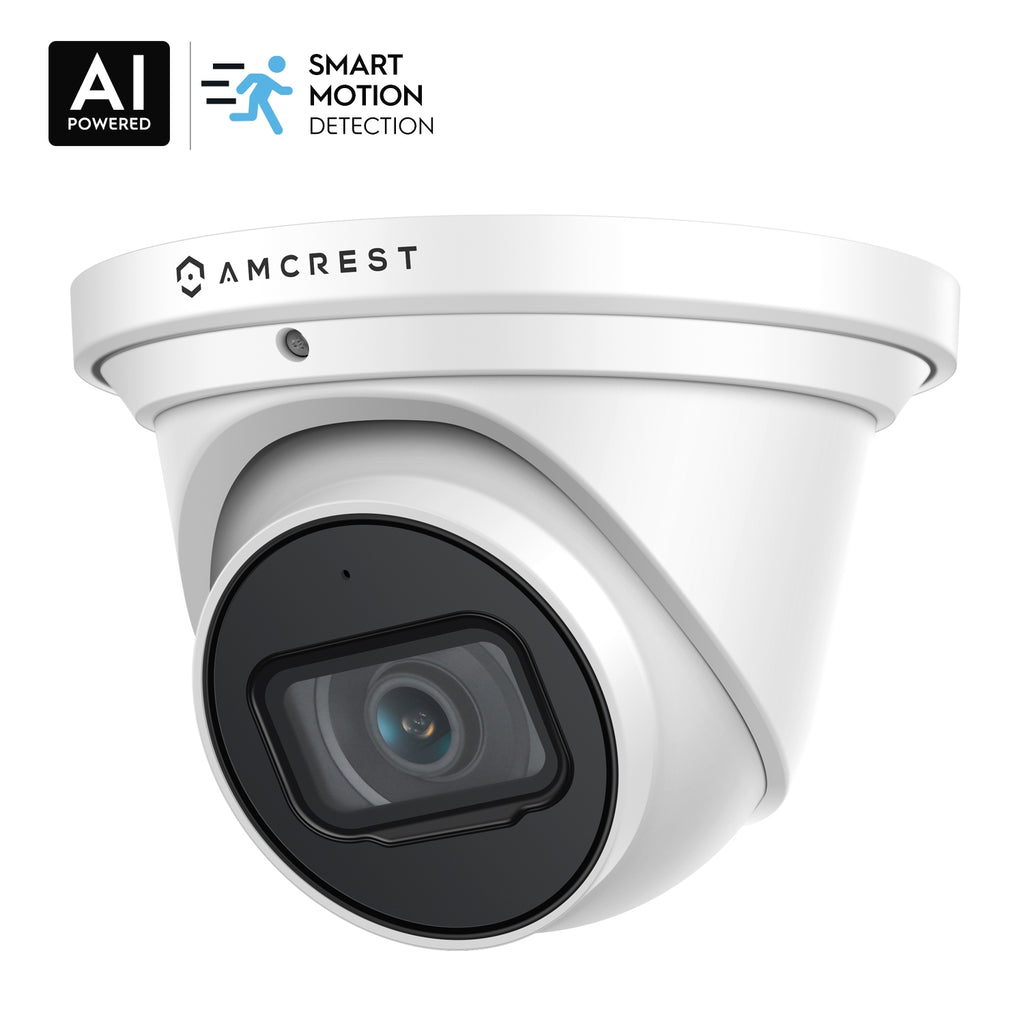 Amcrest 4K System 8CH PoE NVR 4x 4K Turret POE Cameras 2TB HDD