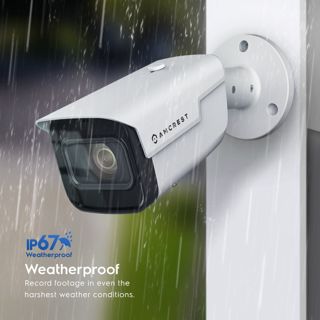 Amcrest 4K Bullet IP PoE Camera 5x Optical Zoom IP67 IP8M-VB2796EW