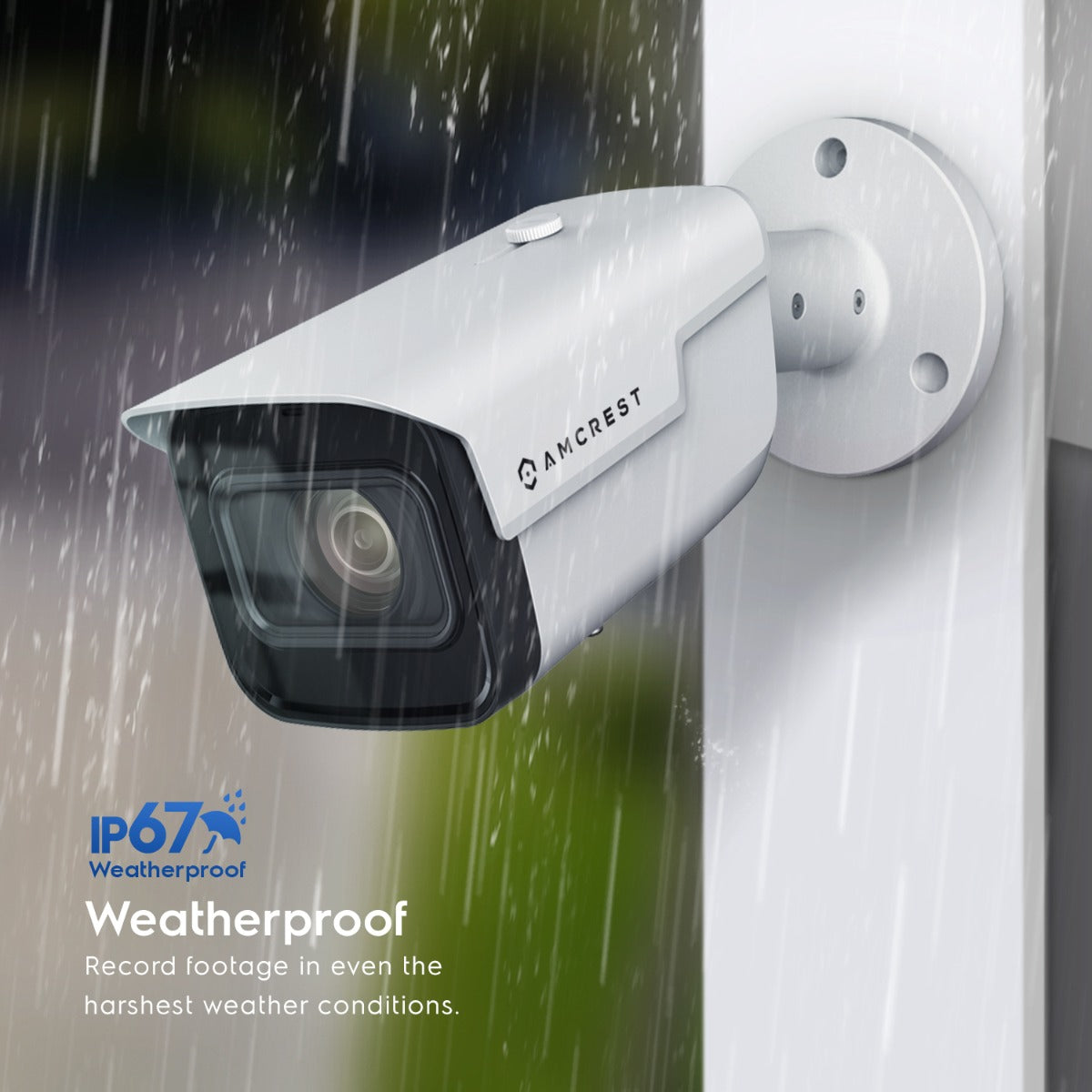 Amcrest 4K Bullet IP PoE Camera 5x Optical Zoom IP67 IP8M-VB2796EW