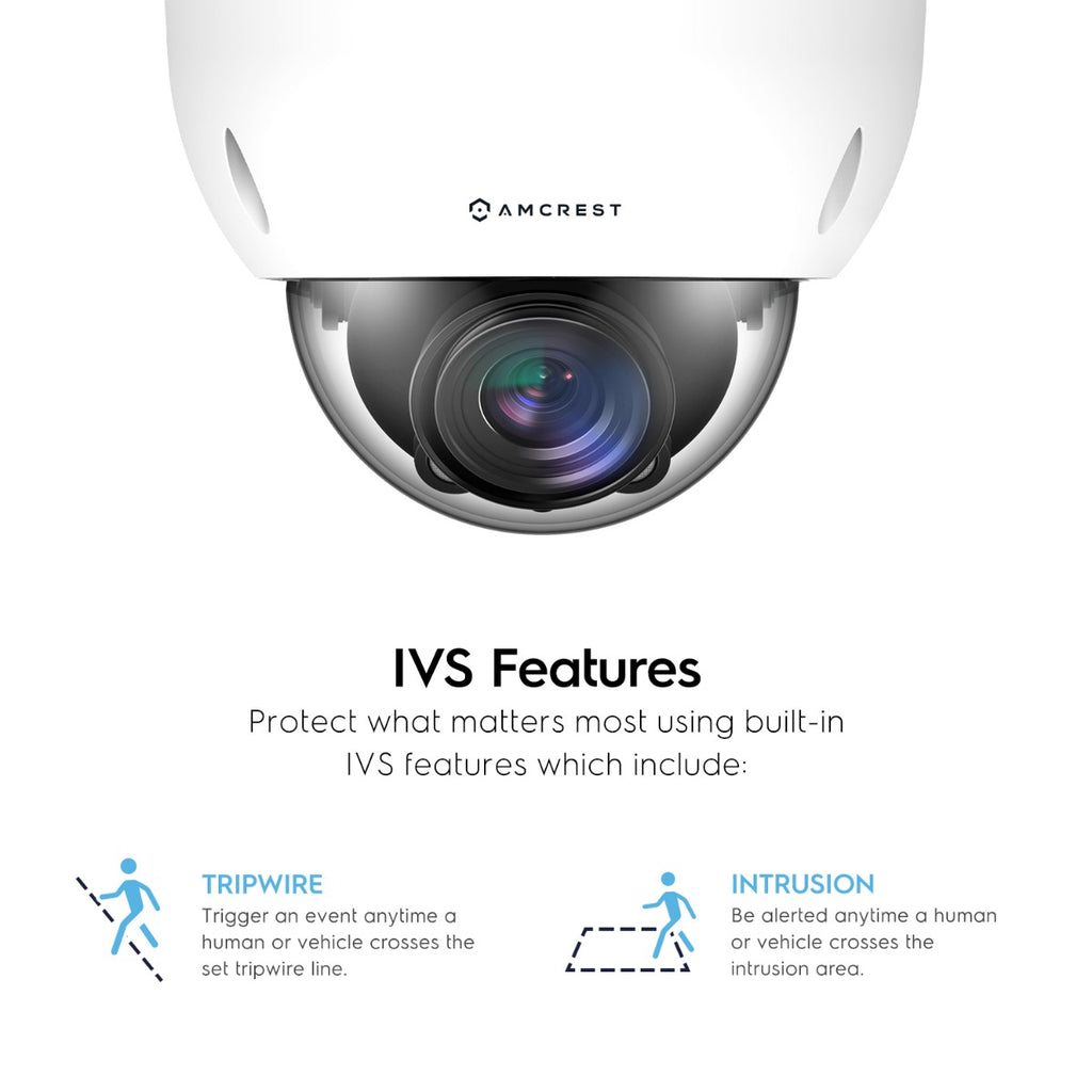 Amcrest 4K Optical Zoom IP PoE Dome Camera, IP67 White IP8M-VD2793EW